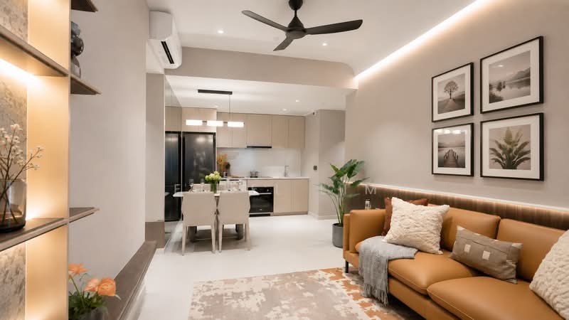 Artisan 8, 8 Sin Ming Road, 3 Bedrooms, 1,023 sqft, Apartment For Sale, by Ethel Lim, 500200231 - Living Room - PropertyGuru.com.sg