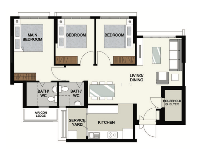 458B Sengkang West Road, 458B Sengkang West Road, 3 Bedrooms, 990 sqft, HDB Flat For Sale, by Avril Bin, 500200251 - PropertyGuru.com.sg