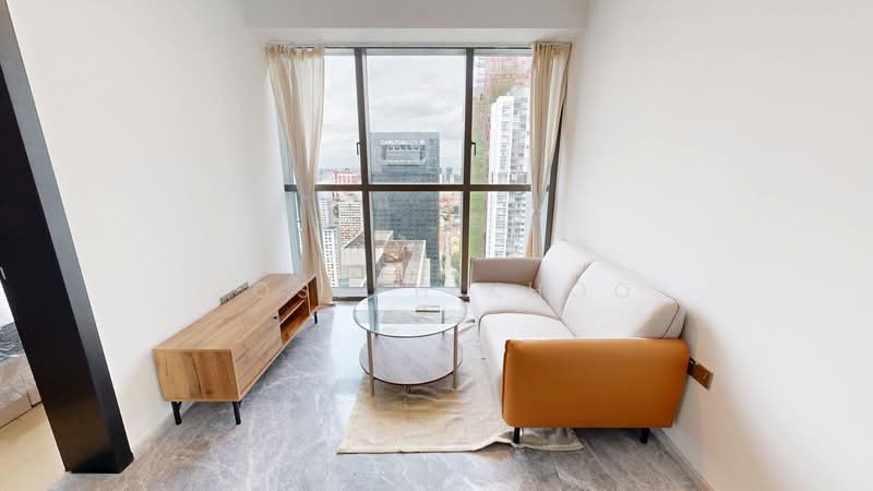 One Bernam, 1 Bernam Street, 1 Bedroom, 452 sqft, Condominium For Rent, by Joseph Khoo, 500200262 - Living Room - PropertyGuru.com.sg