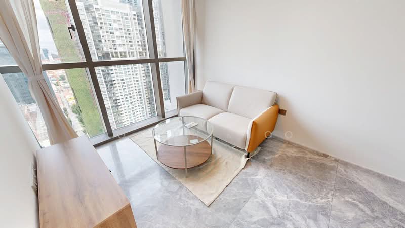 One Bernam, 1 Bernam Street, 1 Bedroom, 452 sqft, Condominium For Rent, by Joseph Khoo, 500200262 - Living Room - PropertyGuru.com.sg