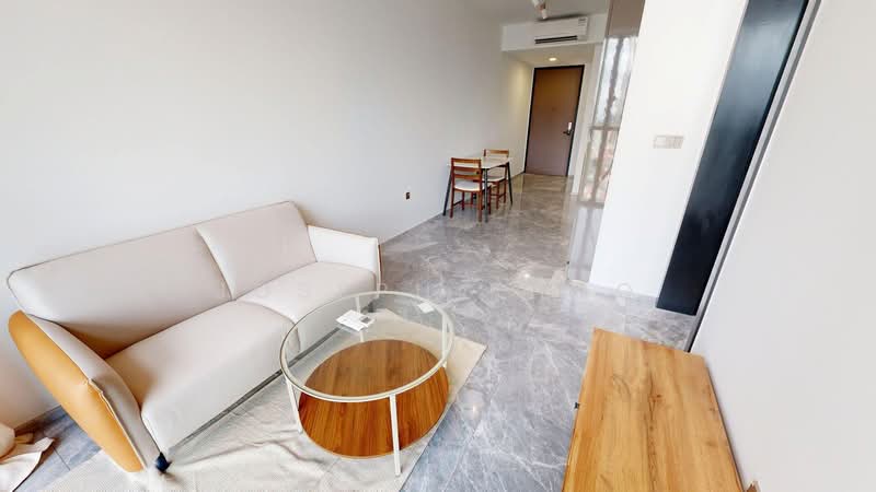 One Bernam, 1 Bernam Street, 1 Bedroom, 452 sqft, Condominium For Rent, by Joseph Khoo, 500200262 - Living Room - PropertyGuru.com.sg
