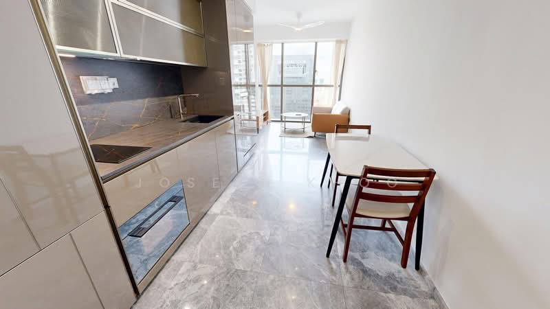 One Bernam, 1 Bernam Street, 1 Bedroom, 452 sqft, Condominium For Rent, by Joseph Khoo, 500200262 - Kitchen - PropertyGuru.com.sg