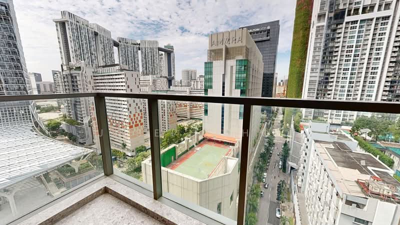One Bernam, 1 Bernam Street, 2 Bedrooms, 732 sqft, Condominium For Rent, by Joseph Khoo, 500200269 - Balcony - PropertyGuru.com.sg