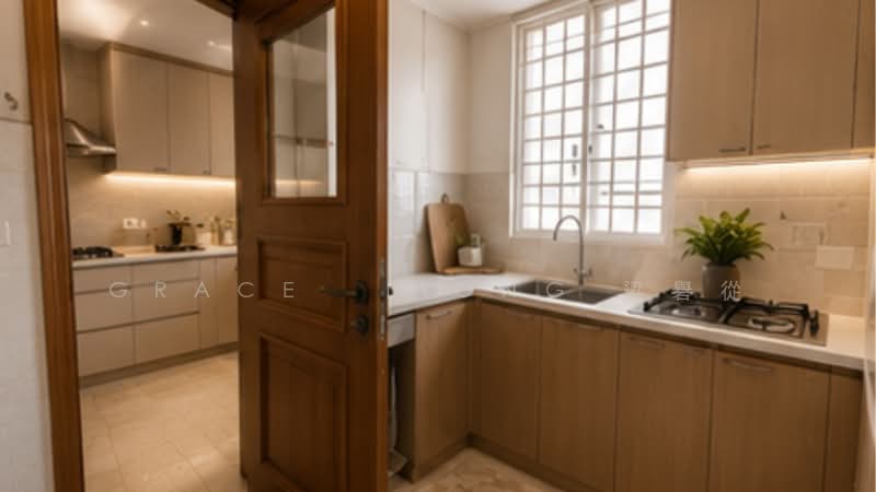 ❤️ Corner Terrace within 1 KM to Maris Stella Pr. School ❤️, Jalan Lokam, Jalan Mahir, Tai Keng Avenue, Tai Keng Gardens, Tai Keng Lane, Tai Keng Place, Tai Keng Terrace, Upper Paya Lebar Road, Upper Serangoon Road, Wan Tho Avenue, 5 Bedrooms, 3,500 sqft, Corner Terrace For Sale, by Grace LIONG 梁礜從, 500200285 - Kitchen - PropertyGuru.com.sg