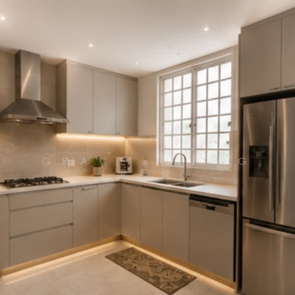 ❤️ Corner Terrace within 1 KM to Maris Stella Pr. School ❤️, Jalan Lokam, Jalan Mahir, Tai Keng Avenue, Tai Keng Gardens, Tai Keng Lane, Tai Keng Place, Tai Keng Terrace, Upper Paya Lebar Road, Upper Serangoon Road, Wan Tho Avenue, 5 Bedrooms, 3,500 sqft, Corner Terrace For Sale, by Grace LIONG 梁礜從, 500200285 - Kitchen - PropertyGuru.com.sg