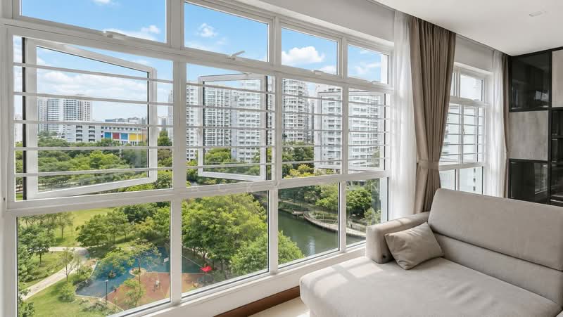 662D Edgedale Plains, 662D Edgedale Plains, 3 Bedrooms, 1,206 sqft, HDB Flat For Sale, by Jacky Tan, 500200290 - Living Room - PropertyGuru.com.sg