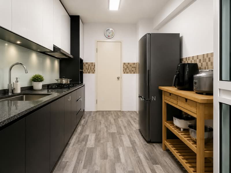 662D Edgedale Plains, 662D Edgedale Plains, 3 Bedrooms, 1,206 sqft, HDB Flat For Sale, by Jacky Tan, 500200290 - Kitchen - PropertyGuru.com.sg