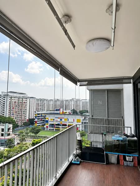 SkyPark Residences, 1 Sembawang Crescent, 3 Bedrooms, 1,152 sqft, Executive Condominium For Sale, by Isaac Lin, 500200299 - Balcony - PropertyGuru.com.sg