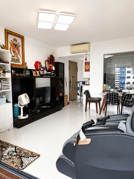 SkyPark Residences, 1 Sembawang Crescent, 3 Bedrooms, 1,152 sqft, Executive Condominium For Sale, by Isaac Lin, 500200299 - Living Room - PropertyGuru.com.sg