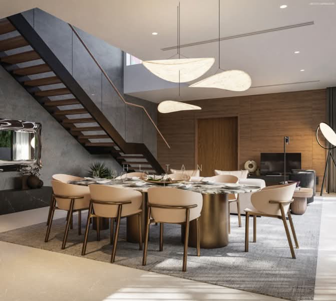 I N D I G O 1st Class Brand New Semi-D, East Coast / Marine Parade, 6 Bedrooms, 6,178 sqft, Semi-Detached House For Sale, by HL Tan, 500200312 - Dining Room - PropertyGuru.com.sg