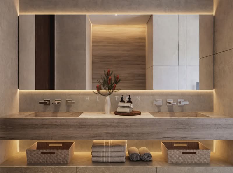 I N D I G O 1st Class Brand New Semi-D, East Coast / Marine Parade, 6 Bedrooms, 6,178 sqft, Semi-Detached House For Sale, by HL Tan, 500200312 - Master Bathroom - PropertyGuru.com.sg