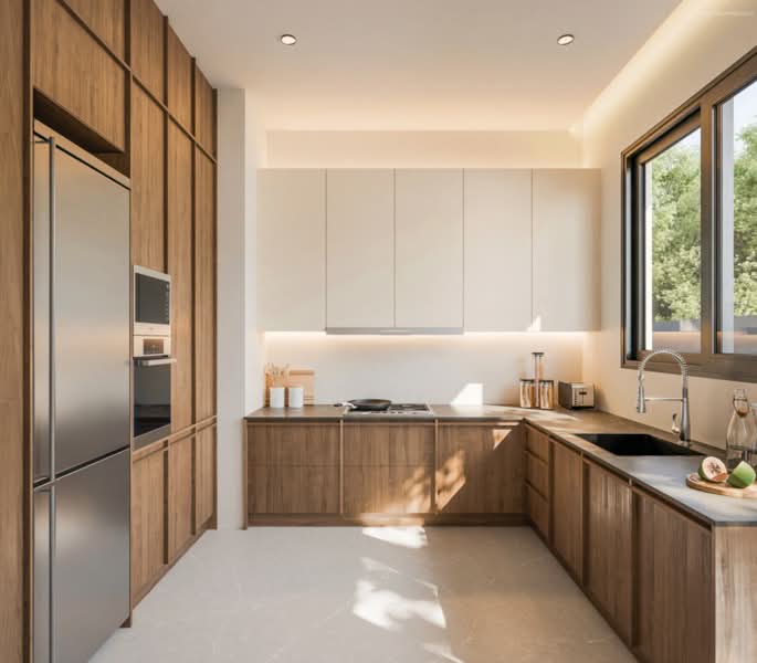 I N D I G O 1st Class Brand New Semi-D, East Coast / Marine Parade, 6 Bedrooms, 6,178 sqft, Semi-Detached House For Sale, by HL Tan, 500200312 - Wet Kitchen - PropertyGuru.com.sg