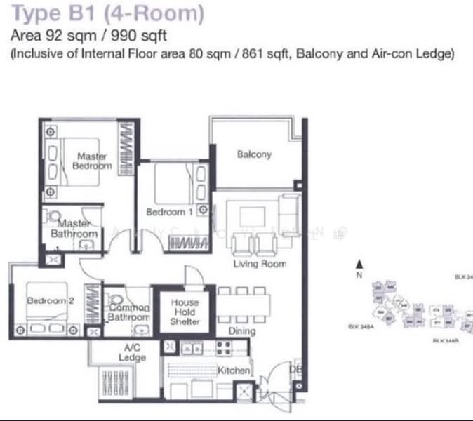 347B Yishun Avenue 11, 347B Yishun Avenue 11, 3 Bedrooms, 990 sqft, HDB Flat For Sale, by Jay Loy 黎仕緯, 500200370 - PropertyGuru.com.sg
