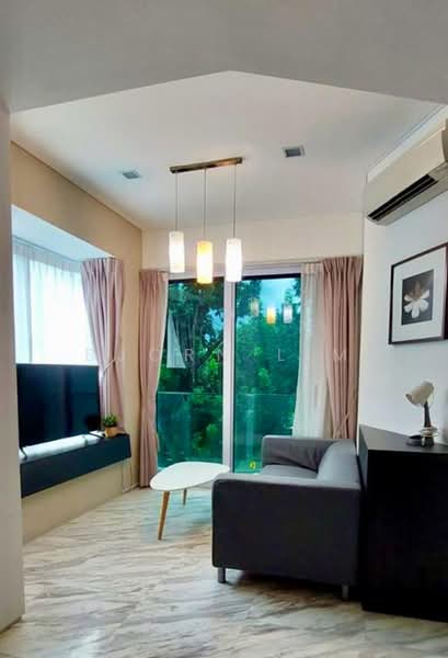 52 Stevens, 52 Stevens Road, 1 Bedroom, 420 sqft, Apartment For Sale, by Bjorn Lim, 500200407 - Living Room - PropertyGuru.com.sg