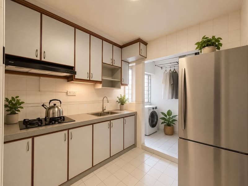 672 Choa Chu Kang Crescent, 672 Choa Chu Kang Crescent, 3 Bedrooms, 1,076 sqft, HDB Flat For Sale, by Jack Pang, 500200417 - Kitchen - PropertyGuru.com.sg
