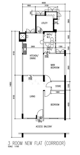 646 Ang Mo Kio Avenue 6, 646 Ang Mo Kio Avenue 6, 3 Bedrooms, 807 sqft, HDB Flat For Sale, by Steven Yan, 500200419 - PropertyGuru.com.sg