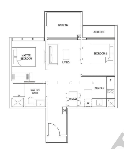 The Florence Residences, 99 Hougang Avenue 2, 2 Bedrooms, 635 sqft, Condominium For Rent, by Benji Chia, 500200428 - PropertyGuru.com.sg