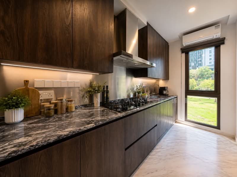 ⭐️LAST BRAND NEW TOP 3.5-STY CORNER TERRACE IN D11⭐️1 KM OF SJI JUNIOR⭐️NEAR NOVENA MRT & BUS STOP⭐️, Shrewsbury Road Buckley Gentle Gilstead Evelyn Chancery Barker Goldhill Mount Rosie Dyson Merlimau Tan Sim Boh Whitley Bo Seng Novena Utara Selatan Emerald Saunders Cairnhill Mutiara Hoot Kiam Arnap Kelawar Tupai Robin Fernhill Cambridge Carlisle, 6 Bedrooms, 6,926 sqft, Corner Terrace For Sale, by Damian Tan 陈係赈, 500200453 - Wet Kitchen - PropertyGuru.com.sg
