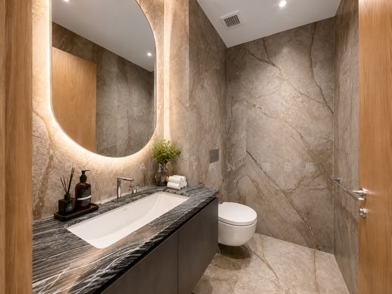⭐️LAST BRAND NEW TOP 3.5-STY CORNER TERRACE IN D11⭐️1 KM OF SJI JUNIOR⭐️NEAR NOVENA MRT & BUS STOP⭐️, Shrewsbury Road Buckley Gentle Gilstead Evelyn Chancery Barker Goldhill Mount Rosie Dyson Merlimau Tan Sim Boh Whitley Bo Seng Novena Utara Selatan Emerald Saunders Cairnhill Mutiara Hoot Kiam Arnap Kelawar Tupai Robin Fernhill Cambridge Carlisle, 6 Bedrooms, 6,926 sqft, Corner Terrace For Sale, by Damian Tan 陈係赈, 500200453 - Bathroom - PropertyGuru.com.sg