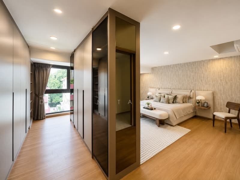 ⭐️LAST BRAND NEW TOP 3.5-STY CORNER TERRACE IN D11⭐️1 KM OF SJI JUNIOR⭐️NEAR NOVENA MRT & BUS STOP⭐️, Shrewsbury Road Buckley Gentle Gilstead Evelyn Chancery Barker Goldhill Mount Rosie Dyson Merlimau Tan Sim Boh Whitley Bo Seng Novena Utara Selatan Emerald Saunders Cairnhill Mutiara Hoot Kiam Arnap Kelawar Tupai Robin Fernhill Cambridge Carlisle, 6 Bedrooms, 6,926 sqft, Corner Terrace For Sale, by Damian Tan 陈係赈, 500200453 - Master Bedroom - PropertyGuru.com.sg