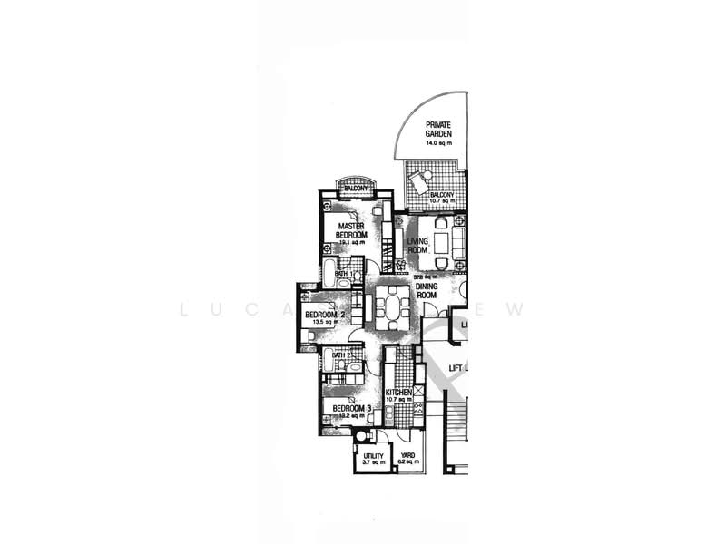 Tanglin Park, 1 Ridley Park, 3 Bedrooms, 1,335 sqft, Condominium For Rent, by Lucas Chiew, 500200464 - PropertyGuru.com.sg