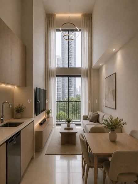 Grand Dunman, 18 Dunman Road, 2 Bedrooms, 755 sqft, Condominium For Rent, by Marcus Sim, 500200481 - Living Room - PropertyGuru.com.sg