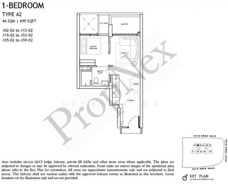 The Landmark, 173 Chin Swee Road, 1 Bedroom, 495 sqft, Condominium For Sale, by Terence Ng, 500200506 - PropertyGuru.com.sg