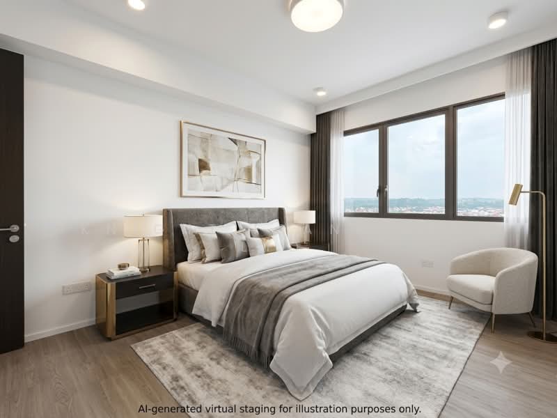 AMO Residence, 21 Ang Mo Kio Rise, 2 Bedrooms, 743 sqft, Condominium For Sale, by Dave Devnath, 500200549 - Bedroom - PropertyGuru.com.sg