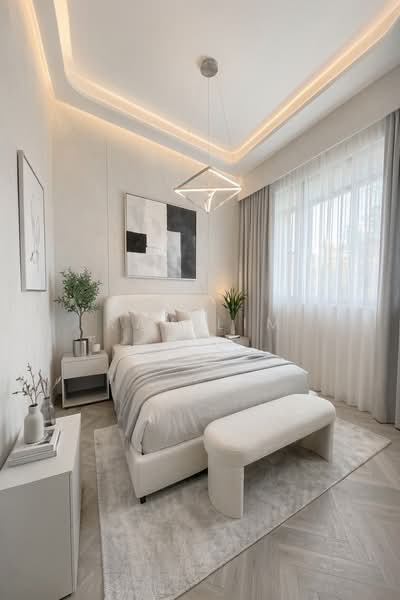 Lucerne Grand, Lakeside Drive, 3 Bedrooms, 870 sqft, Condominium For Sale, by Ray Lim, 500200621 - Bedroom - PropertyGuru.com.sg