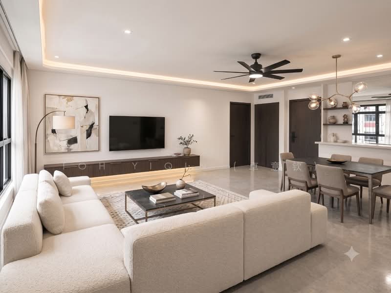 186B Rivervale Drive, 186B Rivervale Drive, 3 Bedrooms, 1,184 sqft, HDB Flat For Sale, by Toh YiQin (卓意钦), 500200713 - Living Room - PropertyGuru.com.sg