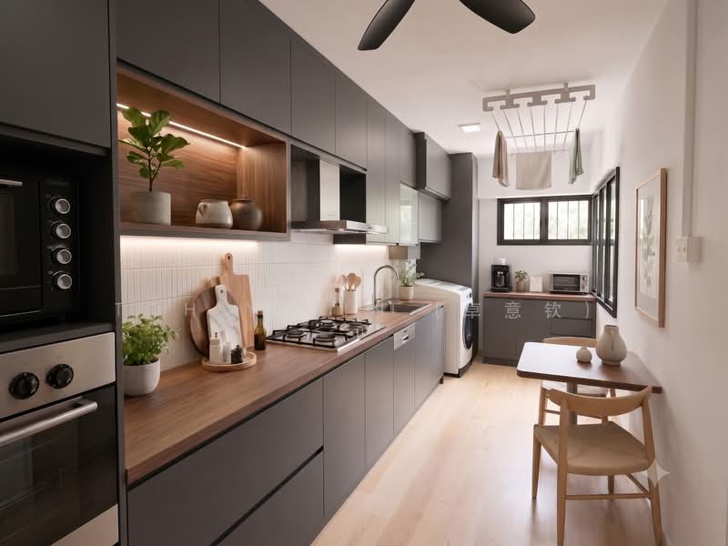 186B Rivervale Drive, 186B Rivervale Drive, 3 Bedrooms, 1,184 sqft, HDB Flat For Sale, by Toh YiQin (卓意钦), 500200713 - Kitchen - PropertyGuru.com.sg