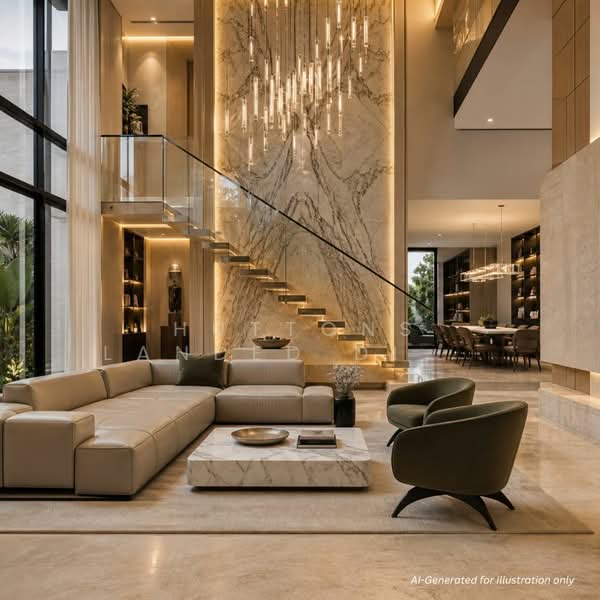 Rare Freehold Regular Land with Wide Frontage Near MRT, , 6 Bedrooms, 2,500 sqft, Semi-Detached House For Sale, by Leon Lim, 500200749 - Living Room - PropertyGuru.com.sg