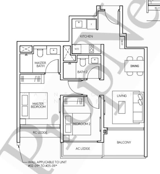 AMO Residence, 23 Ang Mo Kio Rise, 2 Bedrooms, 743 sqft, Condominium For Sale, by Wayne Joseph Ong 王伟洋, 500200949 - PropertyGuru.com.sg