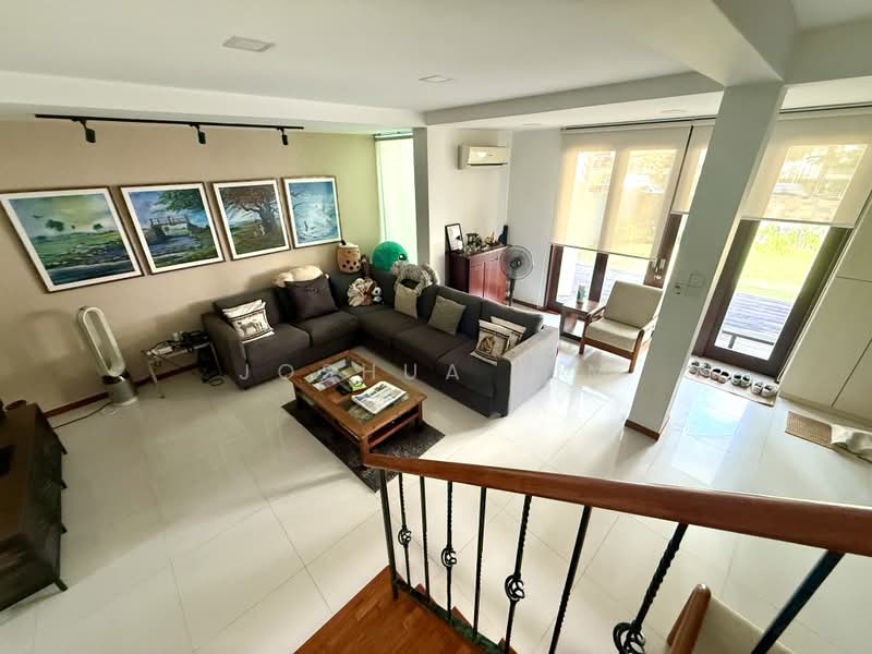 D21 🌳 Cheap Freehold Corner Terrace 🌴, Sunset Way, 4 Bedrooms, 3,500 sqft, Corner Terrace For Sale, by Joshua Lim, 500200970 - Living Room - PropertyGuru.com.sg