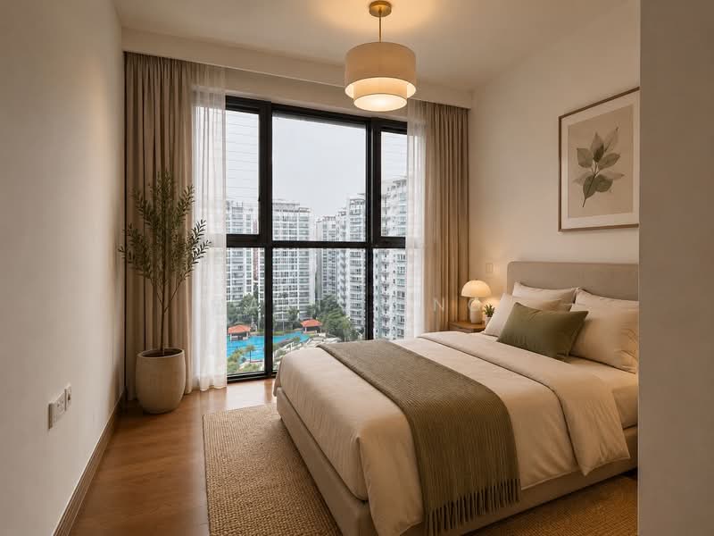 Kingsford Waterbay, 84 Upper Serangoon View, Hougang / Punggol / Sengkang, 3 Bedrooms, 850 sqft, Condominium For Sale, by Martin Ng, 500201003 - Bedroom - Rendered - PropertyGuru.com.sg