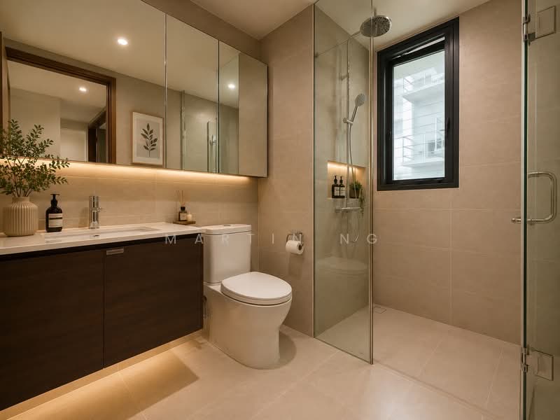 Kingsford Waterbay, 84 Upper Serangoon View, Hougang / Punggol / Sengkang, 3 Bedrooms, 850 sqft, Condominium For Sale, by Martin Ng, 500201003 - Bathroom - Rendered - PropertyGuru.com.sg
