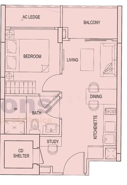 East Village, 430 Upper Changi Road, 1 Bedroom, 409 sqft, Condominium For Rent, by Wan Yen Yen, 500201018 - PropertyGuru.com.sg