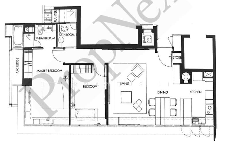2 RVG, 2 River Valley Grove, 2 Bedrooms, 926 sqft, Apartment For Rent, by Fernandus Li, 500201033 - PropertyGuru.com.sg