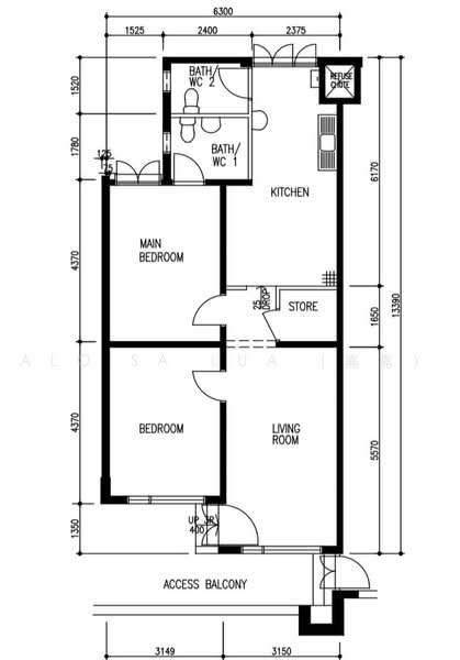 142 Petir Road, 142 Petir Road, 2 Bedrooms, 786 sqft, HDB Flat For Sale, by Aloisa Lua (嘉嘉), 500201099 - PropertyGuru.com.sg