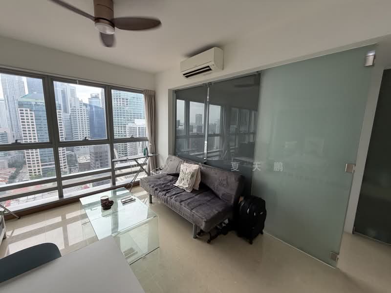 The Clift, 21 McCallum Street, 1 Bedroom, 506 sqft, Apartment For Rent, by Ben XIA 夏天鹏, 500201183 - Living Room - PropertyGuru.com.sg