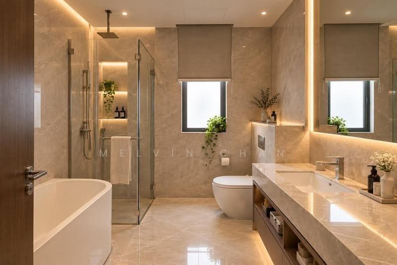 Medallion, Braddell Road, Macpherson / Potong Pasir, 5 Bedrooms, 3,789 sqft, Bungalow House For Sale, by Melvin Chan, 500201185 - master ensuite - PropertyGuru.com.sg