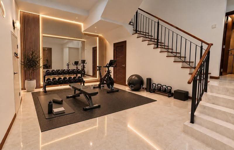 Medallion, Braddell Road, Macpherson / Potong Pasir, 5 Bedrooms, 3,789 sqft, Bungalow House For Sale, by Melvin Chan, 500201185 - Basement foyer - PropertyGuru.com.sg