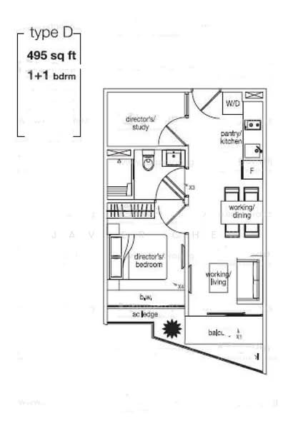 Suites 123, 123 Rangoon Road, 2 Bedrooms, 495 sqft, Apartment For Rent, by Javier Chew, 500201196 - PropertyGuru.com.sg