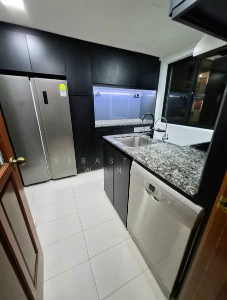 Merawoods, , 3 Bedrooms, 1,350 sqft, Condominium For Rent, by Sebastian Wong, 500201247 - Kitchen - PropertyGuru.com.sg