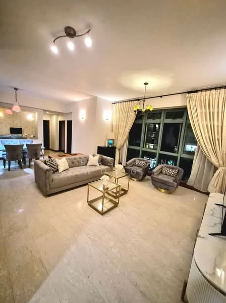 Merawoods, , 3 Bedrooms, 1,350 sqft, Condominium For Rent, by Sebastian Wong, 500201247 - Living Room - PropertyGuru.com.sg