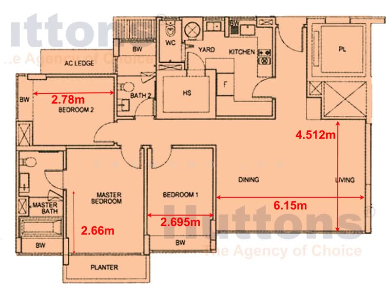 Floridian, 965 Bukit Timah Road, 3 Bedrooms, 1,300 sqft, Condominium For Rent, by Raymond Loh, 500201272 - PropertyGuru.com.sg