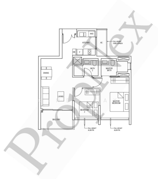 The Avenir, 8 River Valley Close, 2 Bedrooms, 828 sqft, Condominium For Rent, by Cindy Tay, 500201310 - PropertyGuru.com.sg