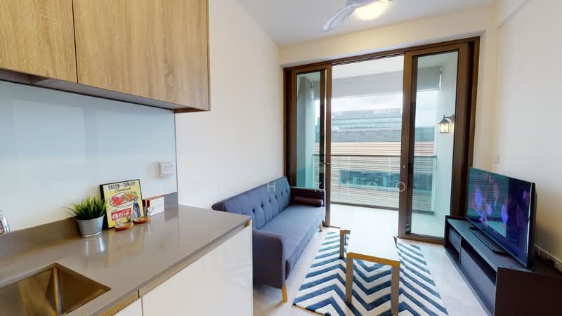 Park Place Residences, 2 Paya Lebar Road, 1 Bedroom, 484 sqft, Condominium For Rent, by Joseph Khoo, 500201347 - Living Room - PropertyGuru.com.sg