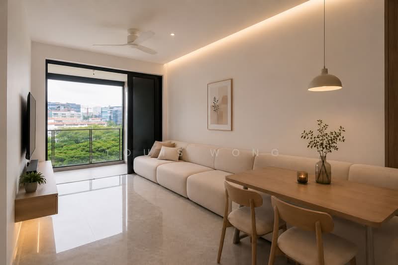 Bartley Vue, 6 Jalan Bunga Rampai, 2 Bedrooms, 732 sqft, Condominium For Sale, by Louis Wong, 500201360 - Living Room - PropertyGuru.com.sg