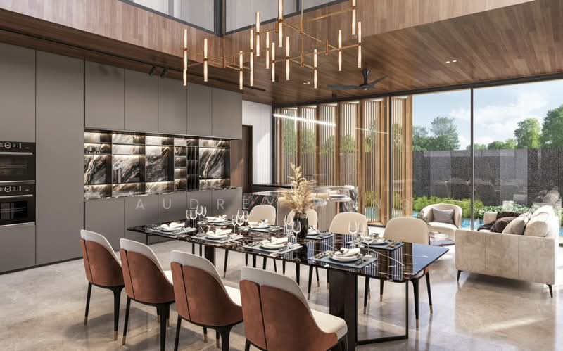 Brand New Freehold 2.5+B Storey Detached w Pool Lift @ Vanda / D11, VANDA ROAD / JALAN NAGA SARI, Newton / Novena, 8 Bedrooms, 8,340 sqft, Detached House For Sale, by Audrey Wong, 500201376 - Dining Room - PropertyGuru.com.sg